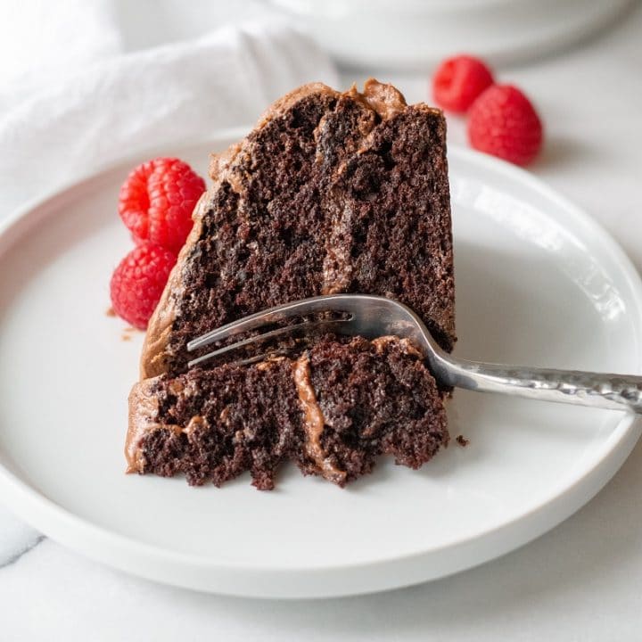 Flourless Chocolate Cake (Caprese Cake) Recipe - Little Spice Jar