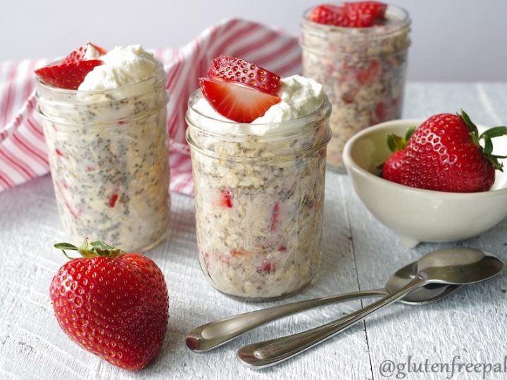 Berries and Cream Overnight Oatmeal - Healthy School Recipes