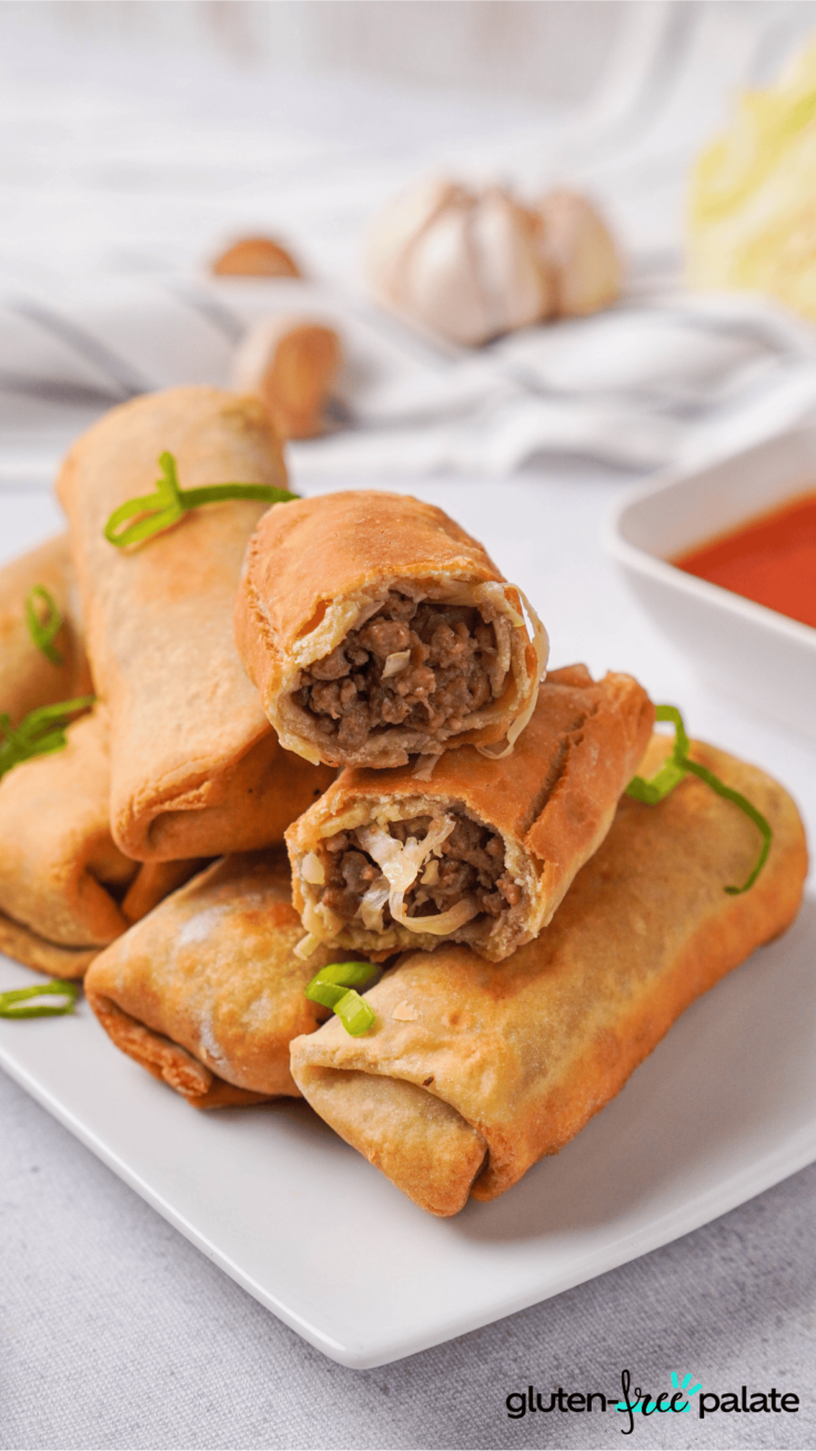 Gluten-Free Egg Roll Wrappers + Filling Recipe [Easy!]