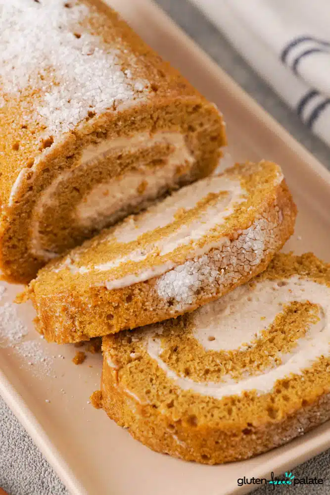 Classic Pumpkin Roll with Cream Cheese Filling - Brown Eyed Baker