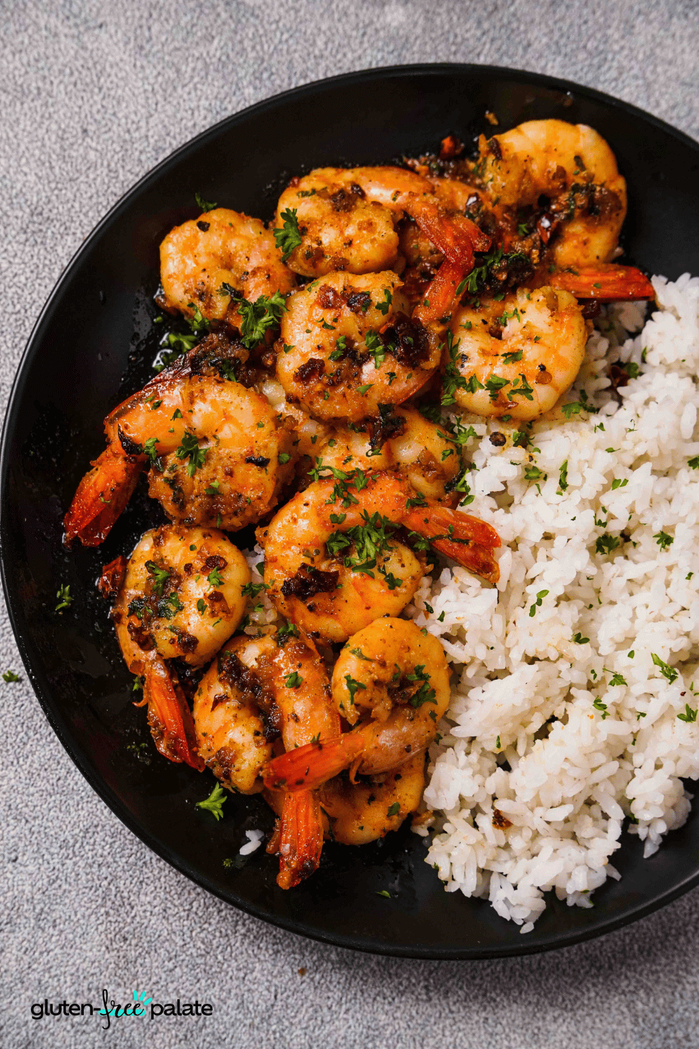 I love my garlic butter shrimp. It uses butter and fresh garlic to create a robust flavor, perfect as a main course.